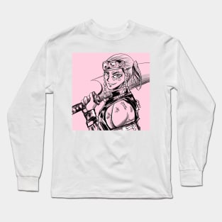 tengen uzui in demon slayer art ecopop Long Sleeve T-Shirt